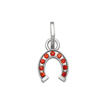 Carica l&#39;immagine nel visualizzatore di Gallery, Mini charm Ferro Di Cavallo crystal Rosso giovanni raspini 12176
