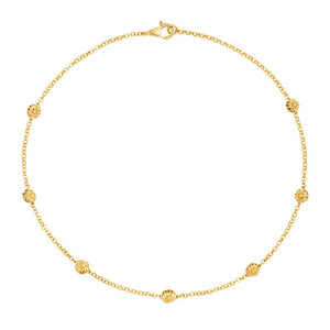 Collana da donna in Argento 925 dorato margherite Giovanni Raspini 12340