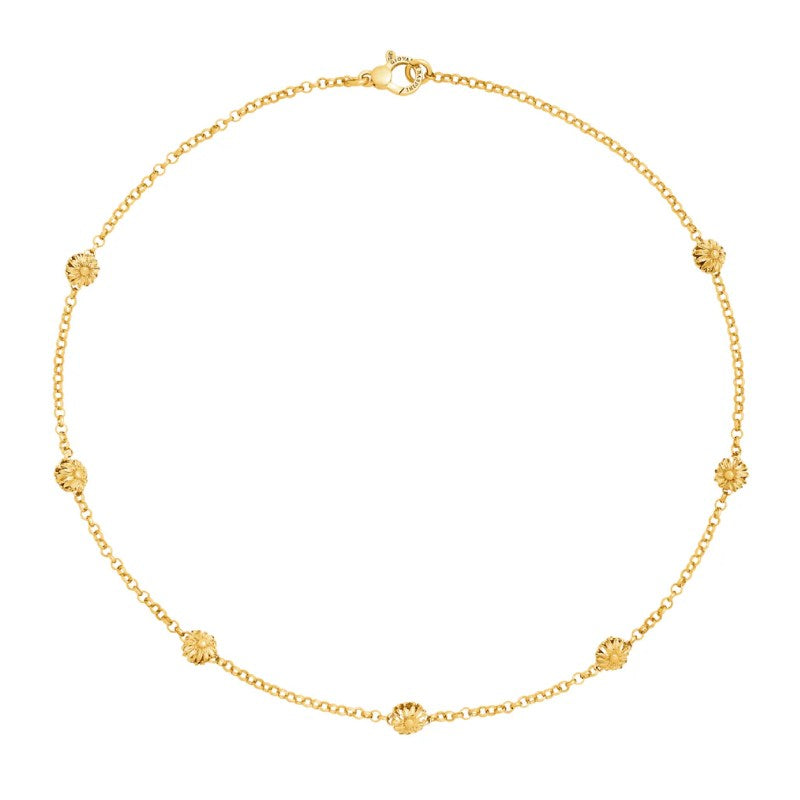Collana da donna in Argento 925 dorato margherite Giovanni Raspini 12340