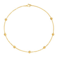 Collana da donna in Argento 925 dorato margherite Giovanni Raspini 12340
