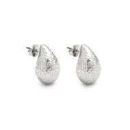 Orecchini da donna in Argento 925 a goccia martellati Giovanni Raspini 12347