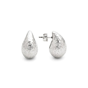 Orecchini da donna in Argento 925 a goccia martellati Giovanni Raspini 12347