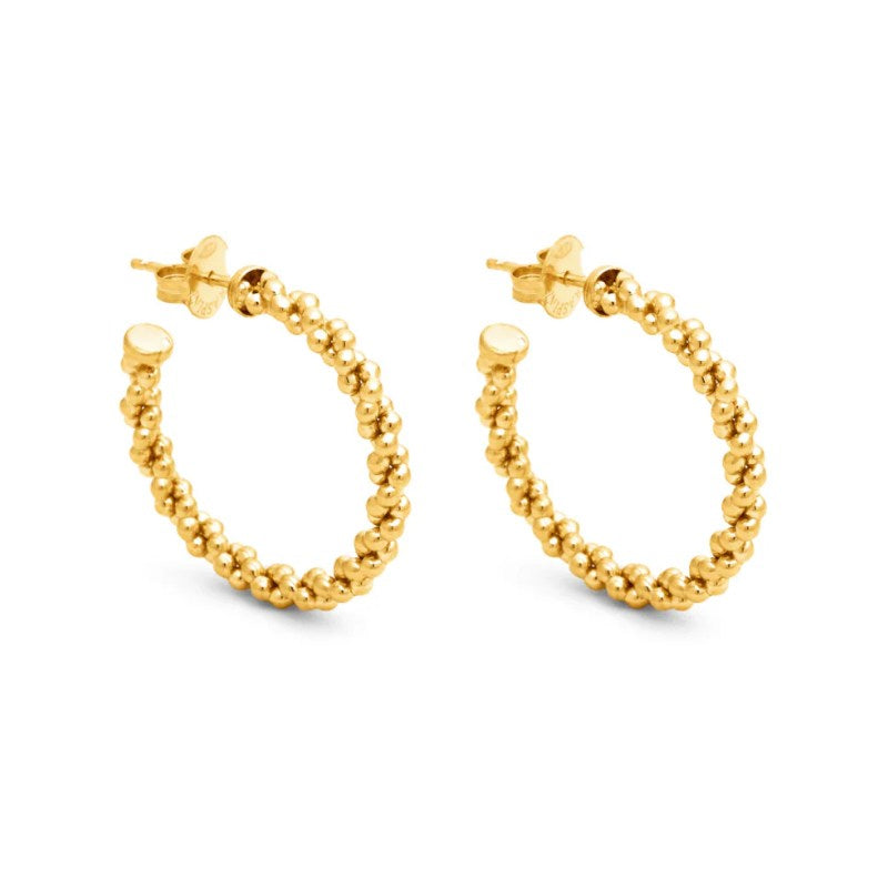 Orecchini da donna in Argento 925 dorato catena di grano Giovanni Raspini 12364