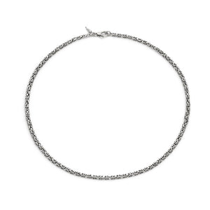 Collana da uomo in Argento 925 bizantina quadrata Giovanni Raspini 12401