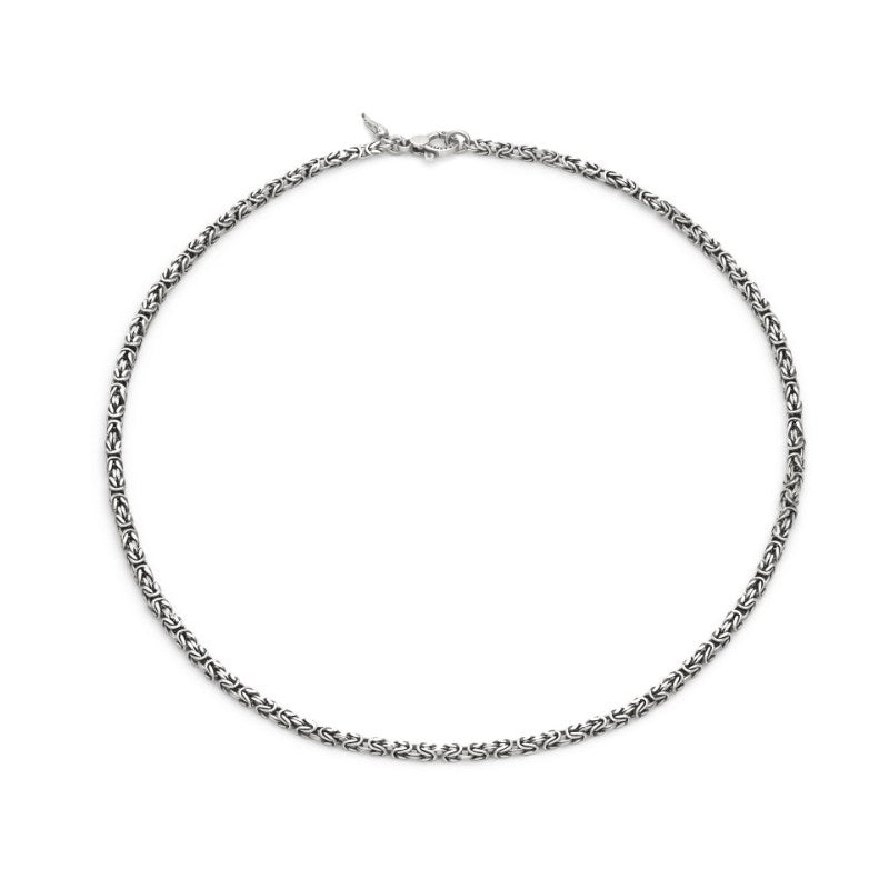 Collana da uomo in Argento 925 bizantina quadrata Giovanni Raspini 12401