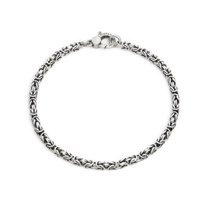Bracciale da uomo in Argento 925 bizantino quadrato Giovanni Raspini 12402L