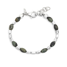 Carica l&#39;immagine nel visualizzatore di Gallery, Bracciale da uomo in Argento 925 diaspro africano Giovanni Raspini 12406L
