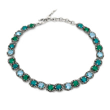 Carica l'immagine nel visualizzatore di Gallery, Collana da donna in Argento 925 blue ivy Giovanni Raspini 12424
