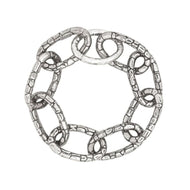 Bracciale da donna rigido Giovanni Raspini in argento con catena croco 12595