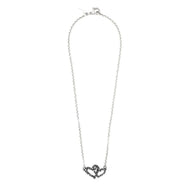 Collana da donna in argento Giovanni Raspini Perlage con cuori 12610