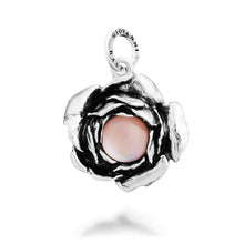Carica l'immagine nel visualizzatore di Gallery, Charm in Argento 925 Giovanni Raspini Rosa cabochon 12711
