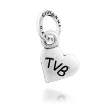 Carica l'immagine nel visualizzatore di Gallery, Charm in Argento 925 Giovanni Raspini Cuore "tvb" 12735
