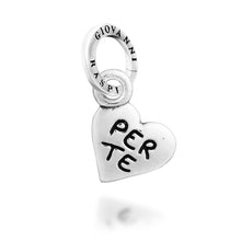 Cargar imagen en el visor de la galería, Charm in Argento 925 Giovanni Raspini Cuore "per te" 12737

