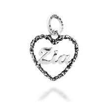 Carica l'immagine nel visualizzatore di Gallery, Charm in Argento 925 Giovanni Raspini Cuore "zia" 12811
