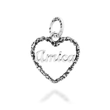 Load image into Gallery viewer, Charm in Argento 925 Giovanni Raspini Cuore "amica" 12812
