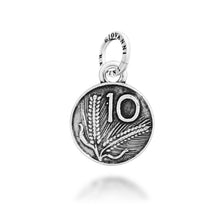 Cargar imagen en el visor de la galería, Charm in Argento 925 Giovanni Raspini 10 lira piccola 12818

