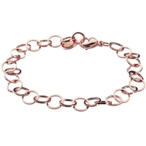 Bracciale da donna in acciaio Rosé catena giotto Marlù 15BR014R