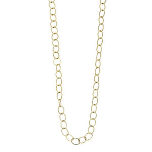 Collana da donna in acciaio dorato ad anelli Marlù 15CA004G