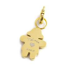 Carica l&#39;immagine nel visualizzatore di Gallery, Charm in acciaio dorato bimba cuore smalto Marlù 15CH112G-LF
