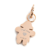 Carica l&#39;immagine nel visualizzatore di Gallery, Charm in acciaio Rosé bimba cuore smalto Marlù 15CH112R-LF
