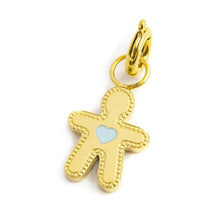 Carica l&#39;immagine nel visualizzatore di Gallery, Charm in acciaio dorato bimba cuore smalto Marlù 15CH113G-A
