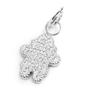 Charm in acciaio bimba con cristalli Marlù 15CH118-W
