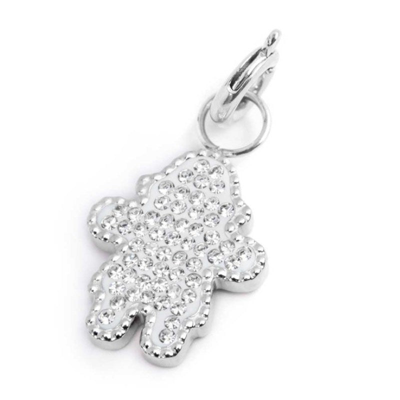 Charm in acciaio bimba con cristalli Marlù 15CH118-W