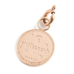 Charm in acciaio Rosé angelo custode Marlù 15CH127R