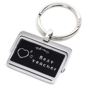 Portachiave in acciaio best teacher Marlù 15PC016