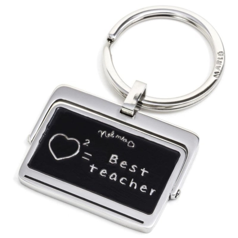 Portachiave in acciaio best teacher Marlù 15PC016