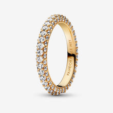 Load image into Gallery viewer, Anello Pavè Fascia Singola
