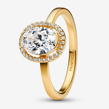 Cargar imagen en el visor de la galería, Anello Punto Luce Ovale
