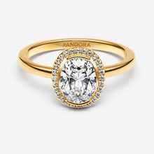Cargar imagen en el visor de la galería, Anello Punto Luce Ovale
