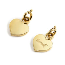 Carica l&#39;immagine nel visualizzatore di Gallery, Charm in acciaio dorato cuore sweet Marlù 18CH086G
