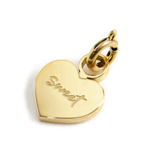 Carica l&#39;immagine nel visualizzatore di Gallery, Charm in acciaio dorato cuore sweet Marlù 18CH086G
