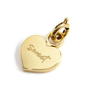 Charm in acciaio dorato cuore sweet Marlù 18CH086G