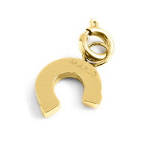 Carica l&#39;immagine nel visualizzatore di Gallery, Charm in acciaio dorato ferro di cavallo Marlù 18CH108G-N
