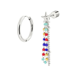 Orecchino da donna multindosso stella marina e miyuki Marlù 18OR094-RGB