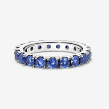 Carica l'immagine nel visualizzatore di Gallery, Anello Fascia Scintillante Blu
