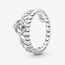 Load image into Gallery viewer, Anello corona tiara principessa
