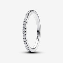 Cargar imagen en el visor de la galería, Anello Pavè Fascia Sottile
