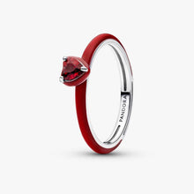 Load image into Gallery viewer, Anello Rosso Chakra Heart Pandora ME
