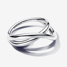 Carica l'immagine nel visualizzatore di Gallery, Anello Infinito Linea Sinuosa
