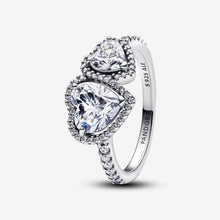 Load image into Gallery viewer, Anello Doppi Cuori Luminosi
