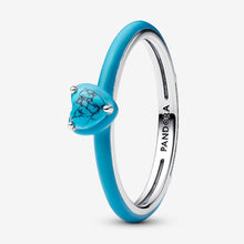 Cargar imagen en el visor de la galería, Anello Turquoise Chakra Heart Pandora ME
