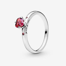 Carica l'immagine nel visualizzatore di Gallery, Anello Solitario Rosso
