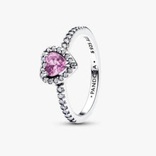 Cargar imagen en el visor de la galería, Anello Cuore in Rilievo Viola
