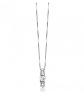 Collana Miluna - Premium Diamonds Trilogy in Oro Bianco 18 con Diamanti Naturali CLD4552-014G7