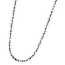 Carica l&#39;immagine nel visualizzatore di Gallery, Collana da uomo in acciaio con ematite Marlù 1CO0046-E
