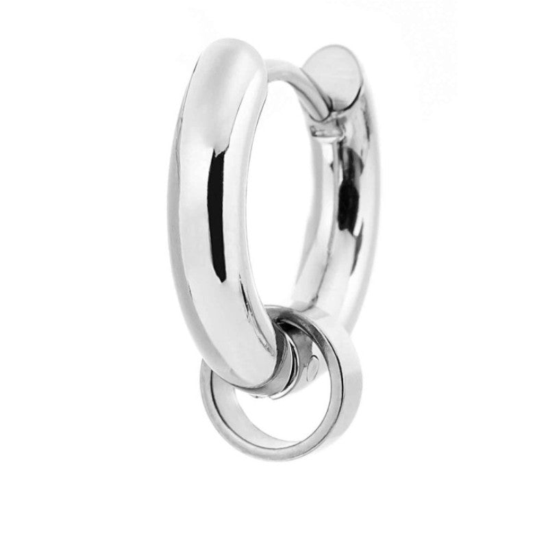 Orecchino da donna a cerchio in acciaio Marlù 1OR0002